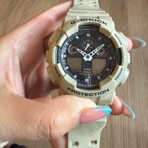 G shock tan watch gshock watch
